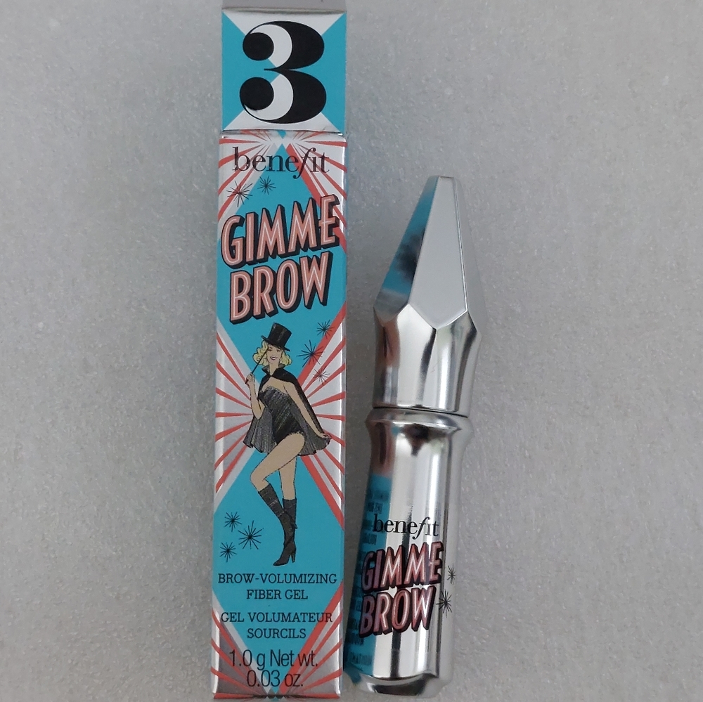 Mini Benefit Gimme Brow Volumizing Fiber Gel in 3 - Neutral Light Brown